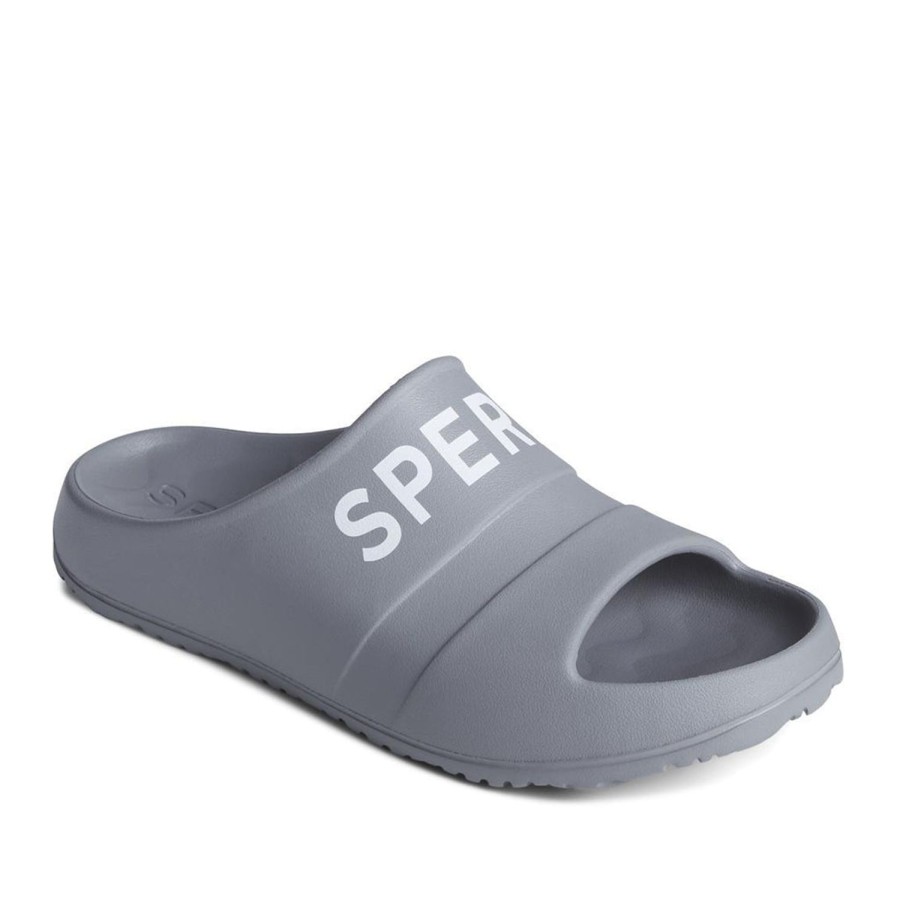 Men'S Shoes SPERRY | Sperry Men'S Float Slide In Grey