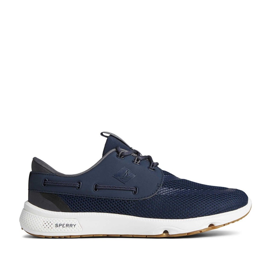 Men'S Shoes SPERRY | Sperry Men'S 7 Seas 3-Eye In Navy