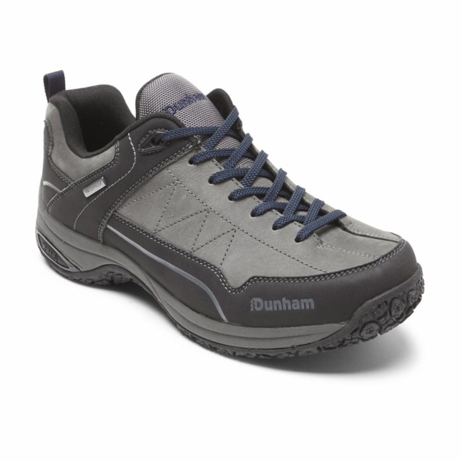 Men'S Shoes Dunham | Dunham Men'S Cloud Plus Lace Up Ludlow Grey 4E