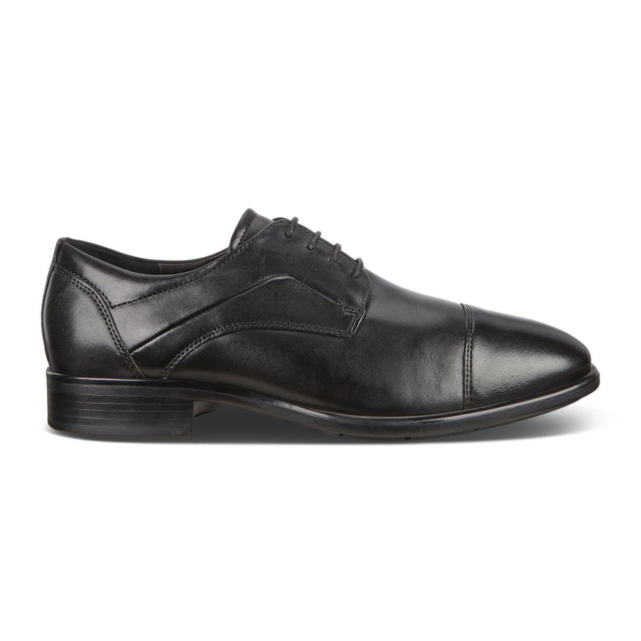 Men'S Shoes ECCO | Ecco Men'S Citytray Santiago In Black