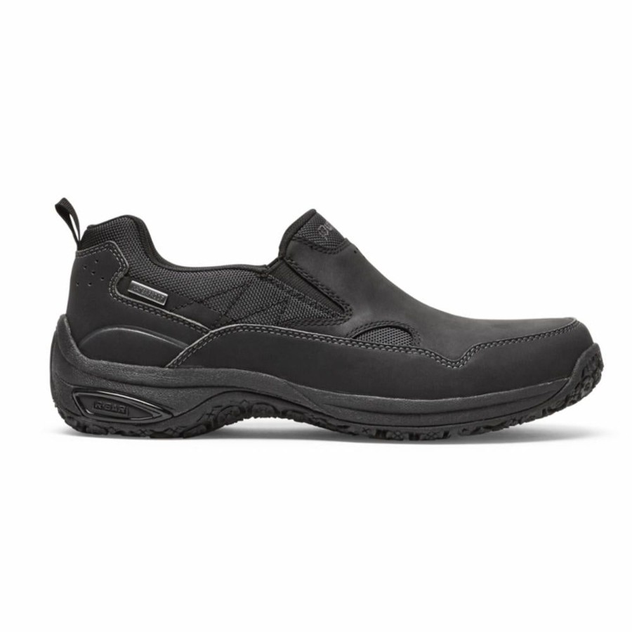 Men'S Shoes Dunham | Dunham Men'S Cloud Plus Slip On Ludlow Black D