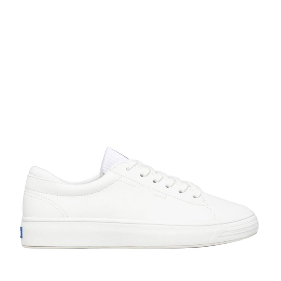 Women'S Shoes Keds | Keds Women'S Alley Leather In White