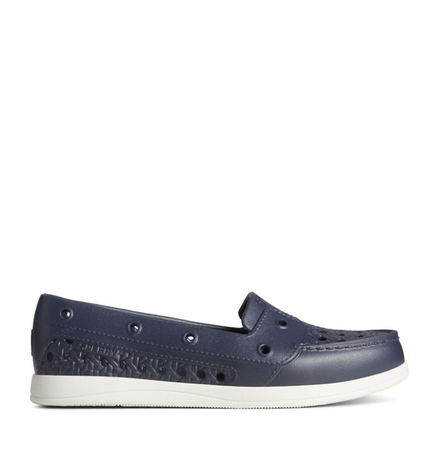 Women'S Shoes Sperry | Sperry Women'S Float Fish Boat Shoe In Navy