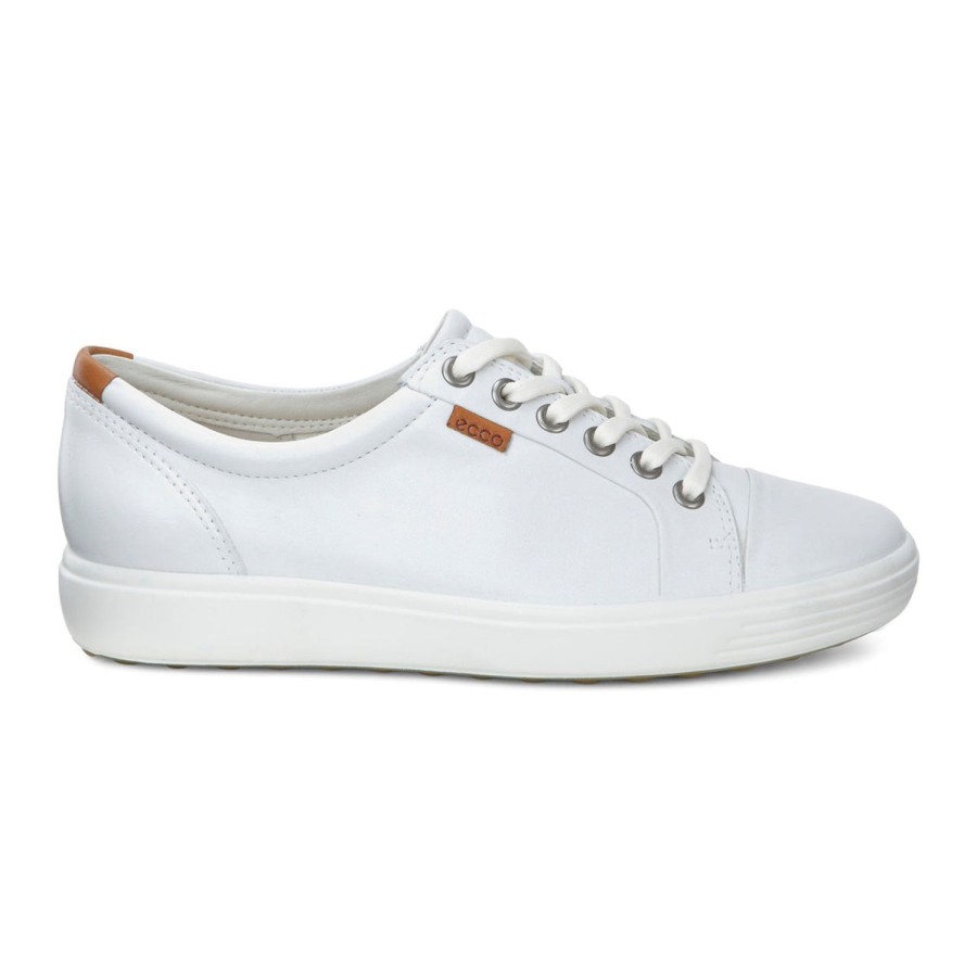 Women'S Shoes ECCO | Ecco Women'S Soft 7 In White Droid