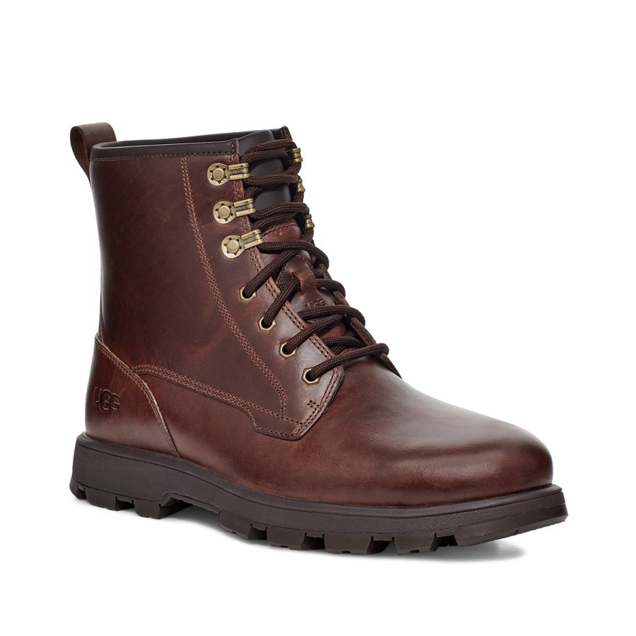 Men'S Shoes UGG | Ugg Men'S Kirkson In Chestnut Leather