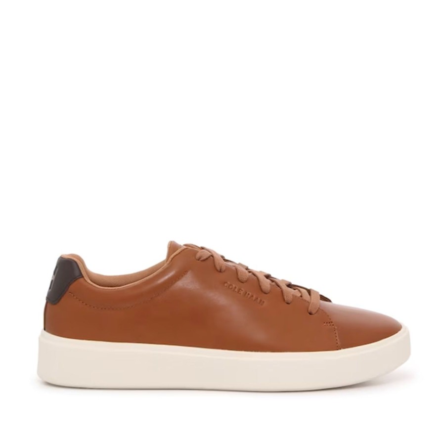 Men'S Shoes Cole Haan | Cole Haan Men'S Grand Crosscourt Traveler Sneaker In British Tan