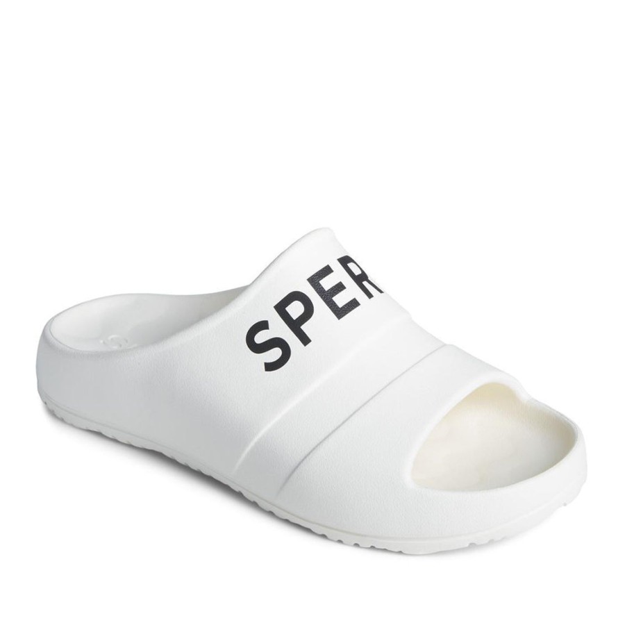 Men'S Shoes SPERRY | Sperry Men'S Float Slide In White