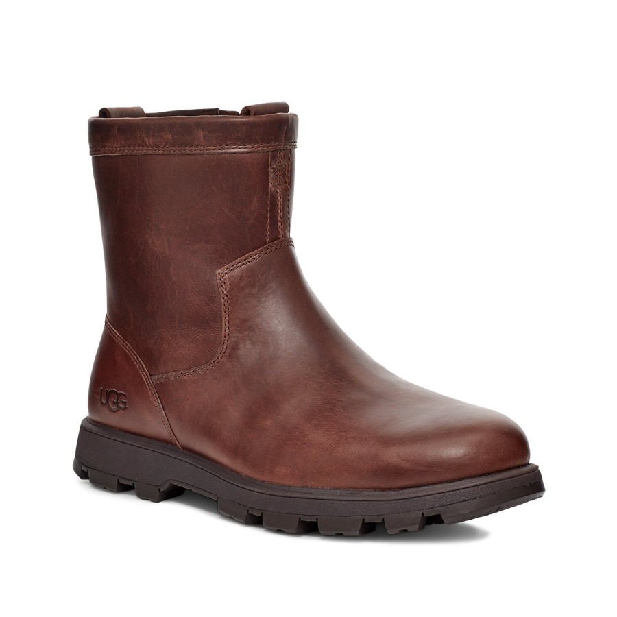 Men'S Shoes UGG | Ugg Men'S Kennen In Chestnut Leather