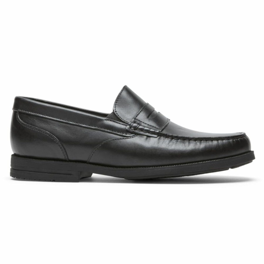 Men'S Shoes Rockport Men | Rockport Men'S Penny Preston Black M