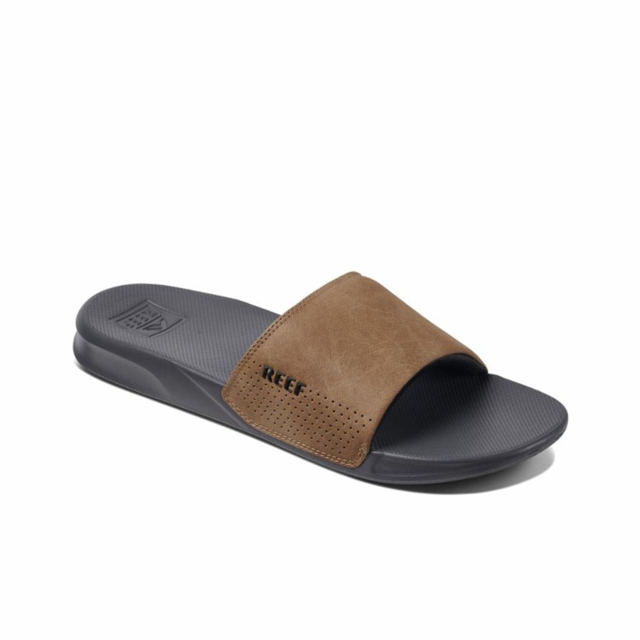 Men'S Shoes Reef Men | Reef Men'S Reef One Slide Grey M