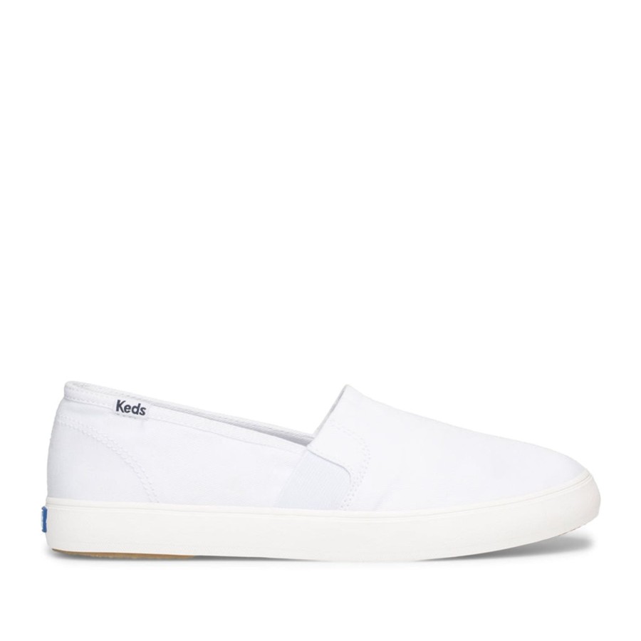 Women'S Shoes Keds | Keds Women'S Clipper Sneakers In White