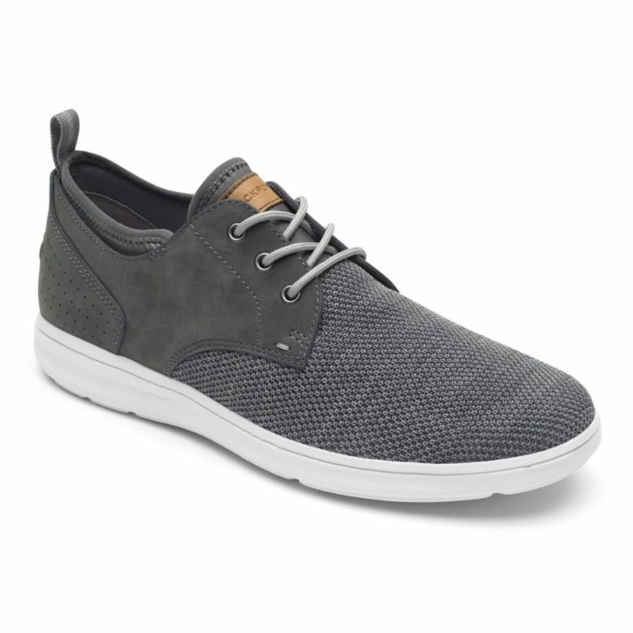 Men'S Shoes Rockport Men | Rockport Men'S Plain Toe Ox Zaden Grey W