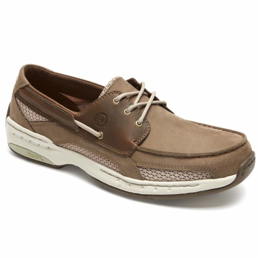 Men'S Shoes Dunham | Dunham Men'S Captain Boat Shoe Waterford Brown 4E