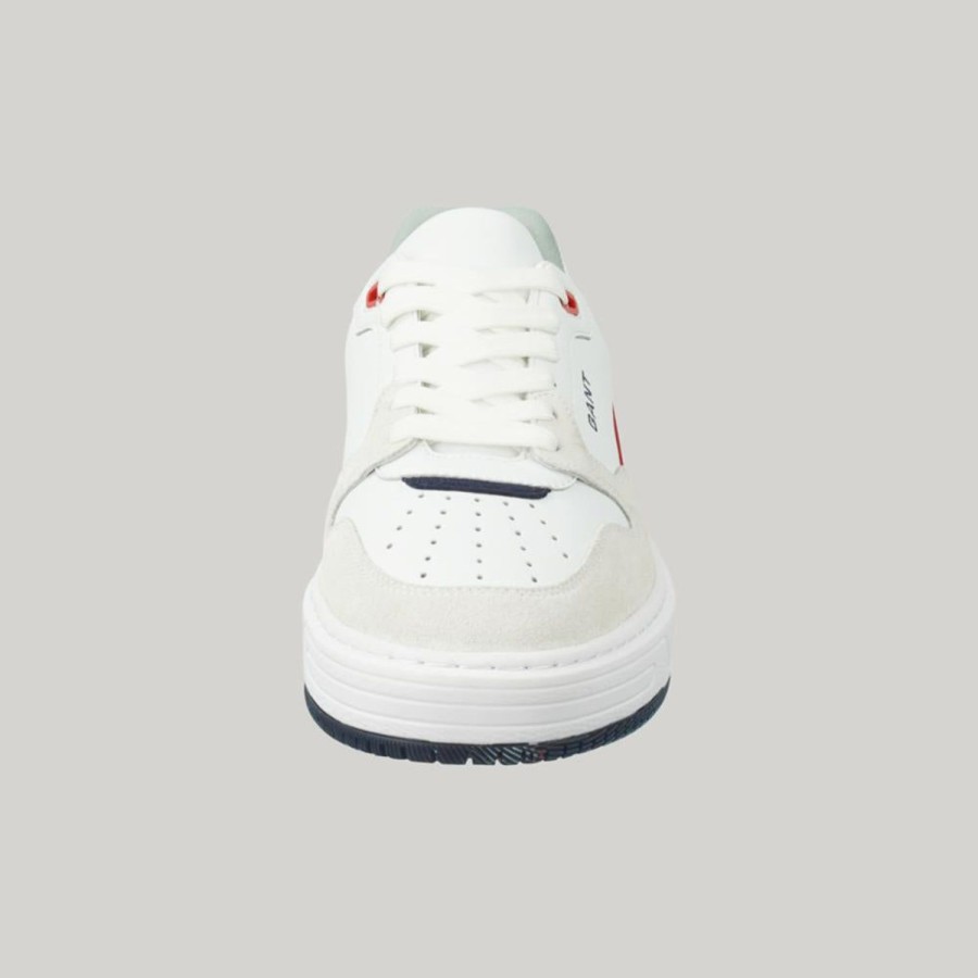 Men'S Shoes Gant Footwear Men | Gant Footwear Men'S Kan Sneaker White M