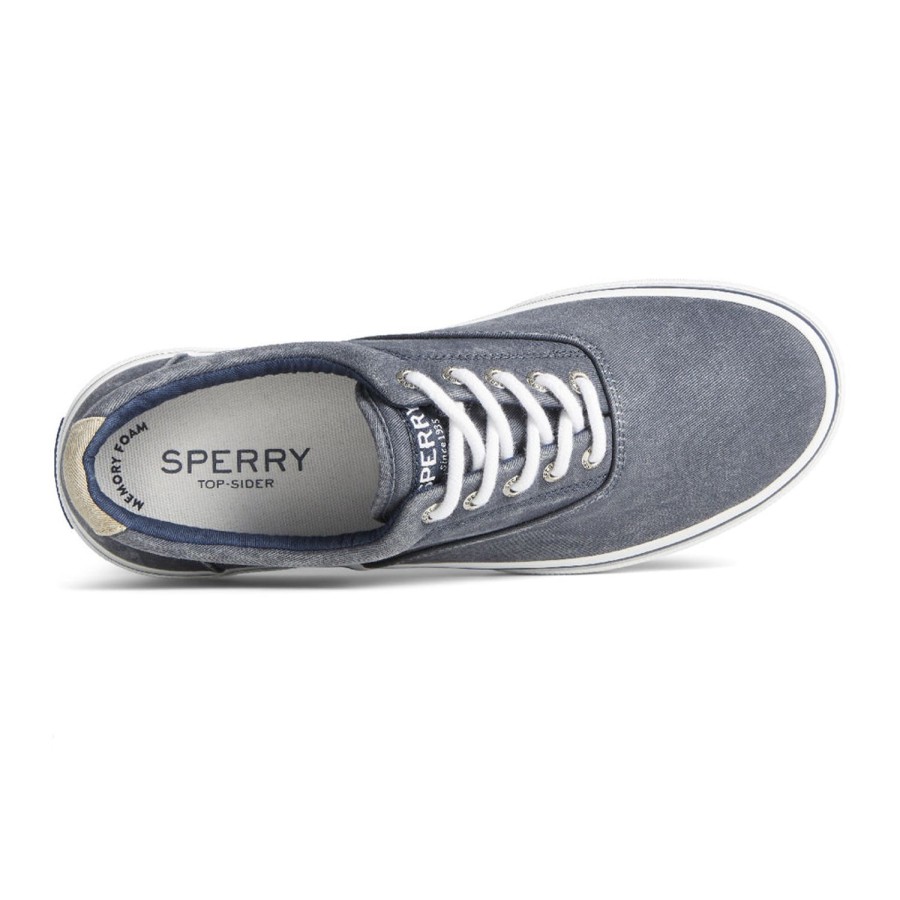 Men'S Shoes SPERRY | Sperry Men'S Halyard Cvo In Grey