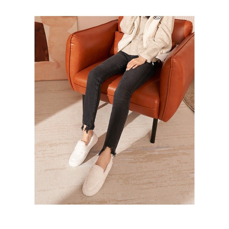 Women'S Shoes FLOOF | Floof Lazy Loafer In White