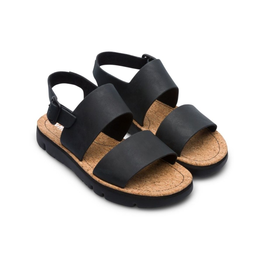 Women'S Shoes Camper | Camper Women'S Oruga Sandal In Black