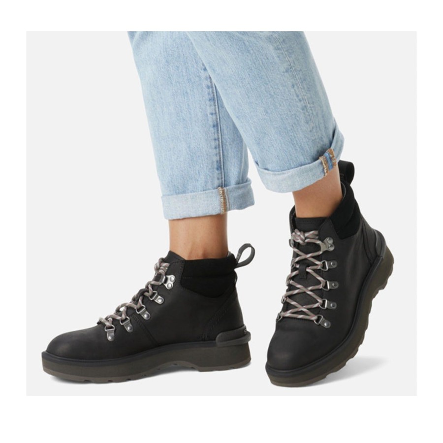 Women'S Shoes SOREL | Sorel Women'S Hi-Line Hiker In Black, Jet