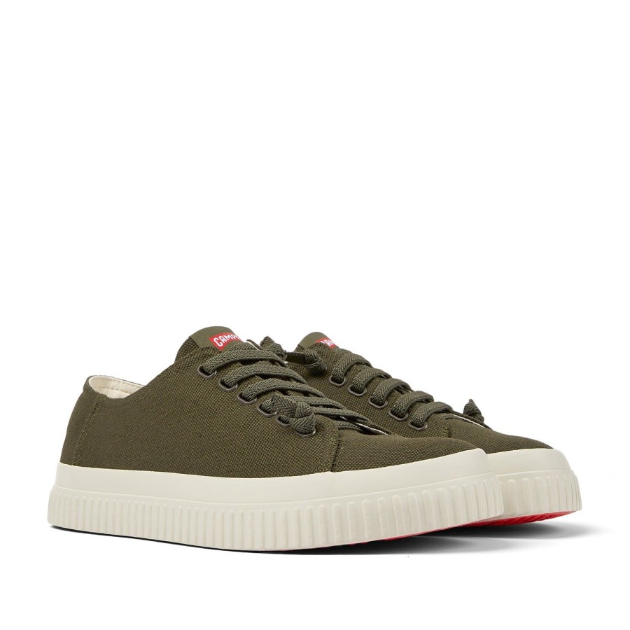 Men'S Shoes Camper | Camper Men'S Peu Roda In Dark Green