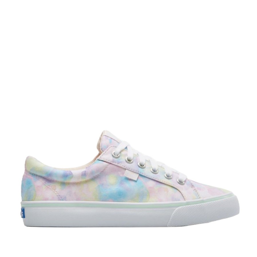 Women'S Shoes Keds | Keds Women'S Jump Kick Canvas Abstract Floral In Pink