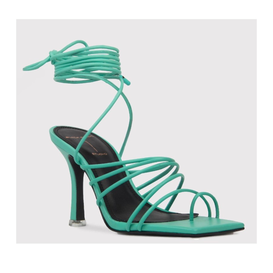 Women'S Shoes BLACK SUEDE STUDIO | Black Suede Studio Women'S Luisa In Electric Green