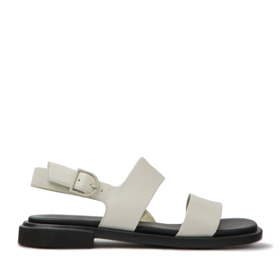 Women'S Shoes CAMPER | Camper Women'S Edy Sandal In White Leather