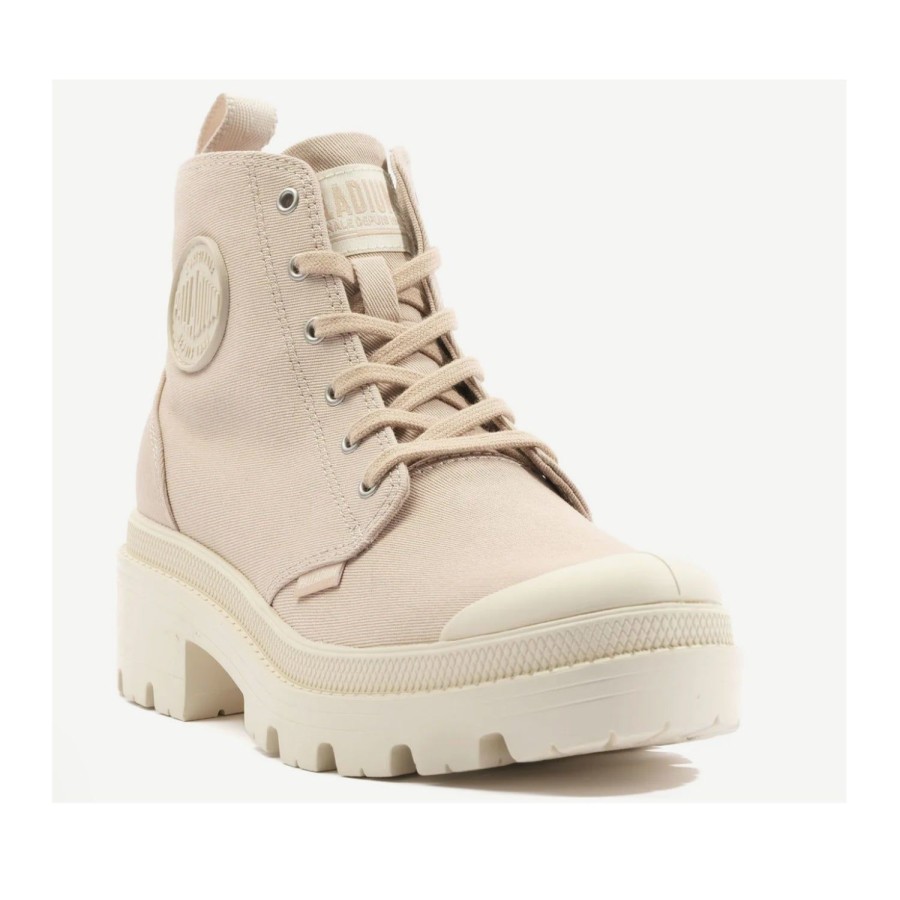 Women'S Shoes PALLADIUM | Palladium Women'S Pallabase Twill In Nude Dust