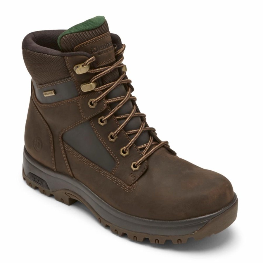 Men'S Shoes Dunham | Dunham Men'S 6Inpt Boot 8000 Works Brown 4E