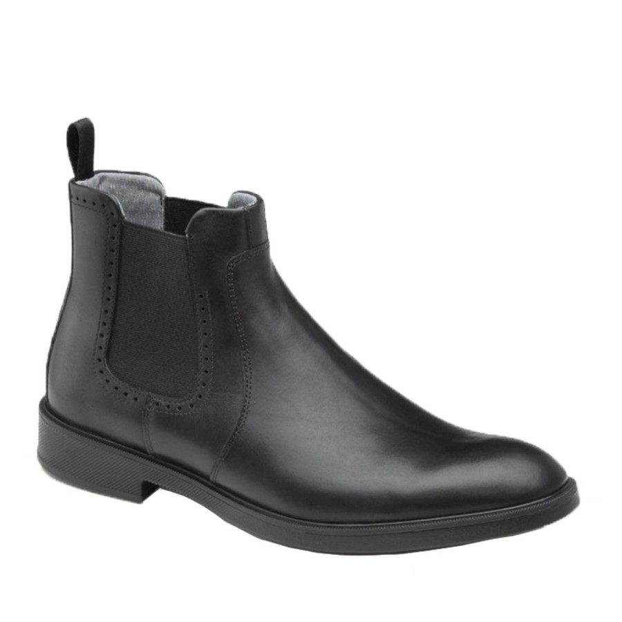 Men'S Shoes JOHNSTON & MURPHY | Johnston & Murphy Men'S Xc4 Maddox Chelsea Boots In Black