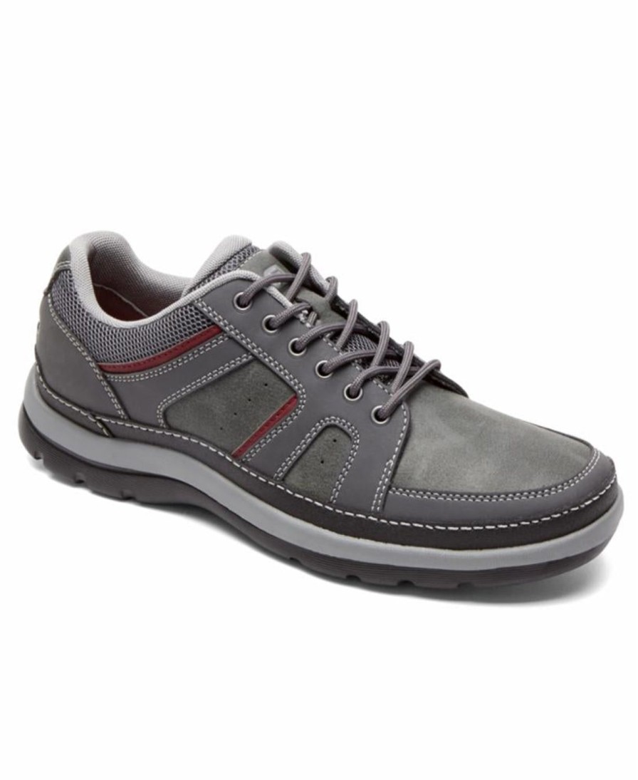 Men'S Shoes Rockport Men | Rockport Men'S Mdg Blucher Get Your Kicks Grey M