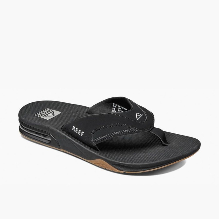 Men'S Shoes Reef Men | Reef Men'S Fanning Black M