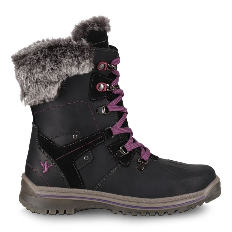 Women'S Shoes Santana Canada | Santana Canada Women'S Milly In Black/Purple