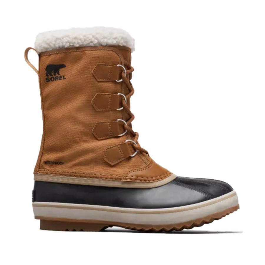 Men'S Shoes SOREL | Sorel Men'S 1964 Pac Nylon Wp In Camel Brown, Black