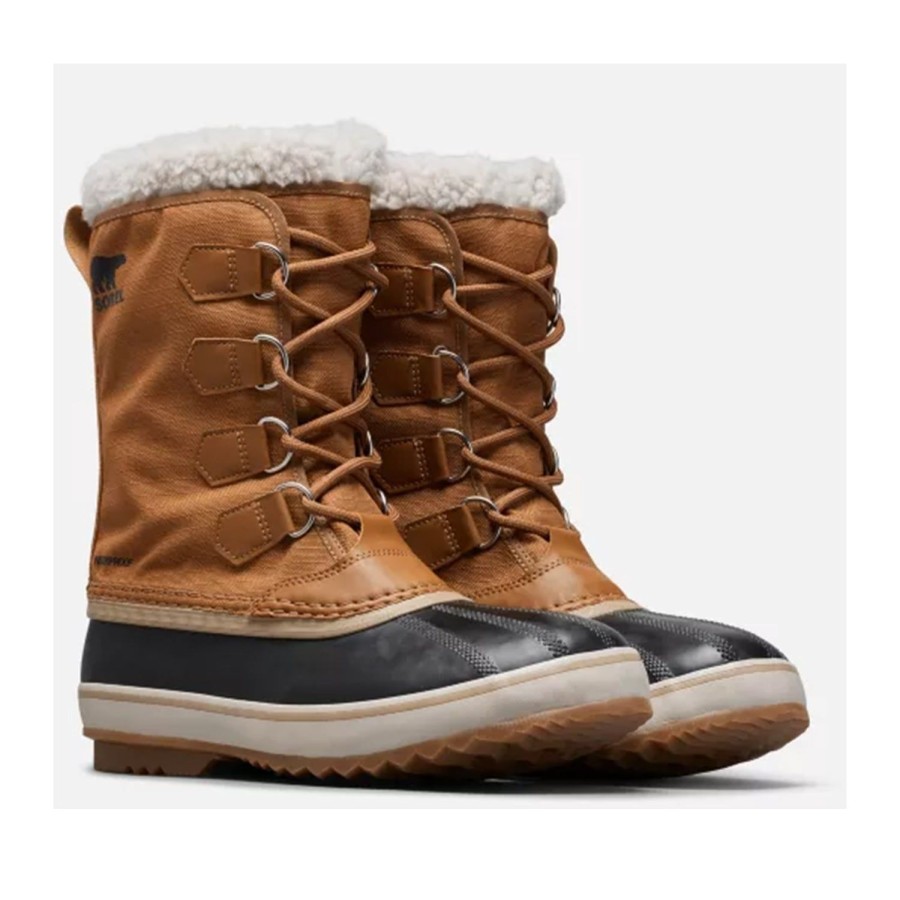 Men'S Shoes SOREL | Sorel Men'S 1964 Pac Nylon Wp In Camel Brown, Black