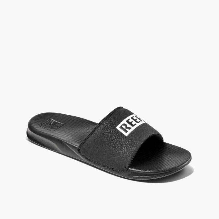 Men'S Shoes Reef Men | Reef Men'S Reef One Slide Black M