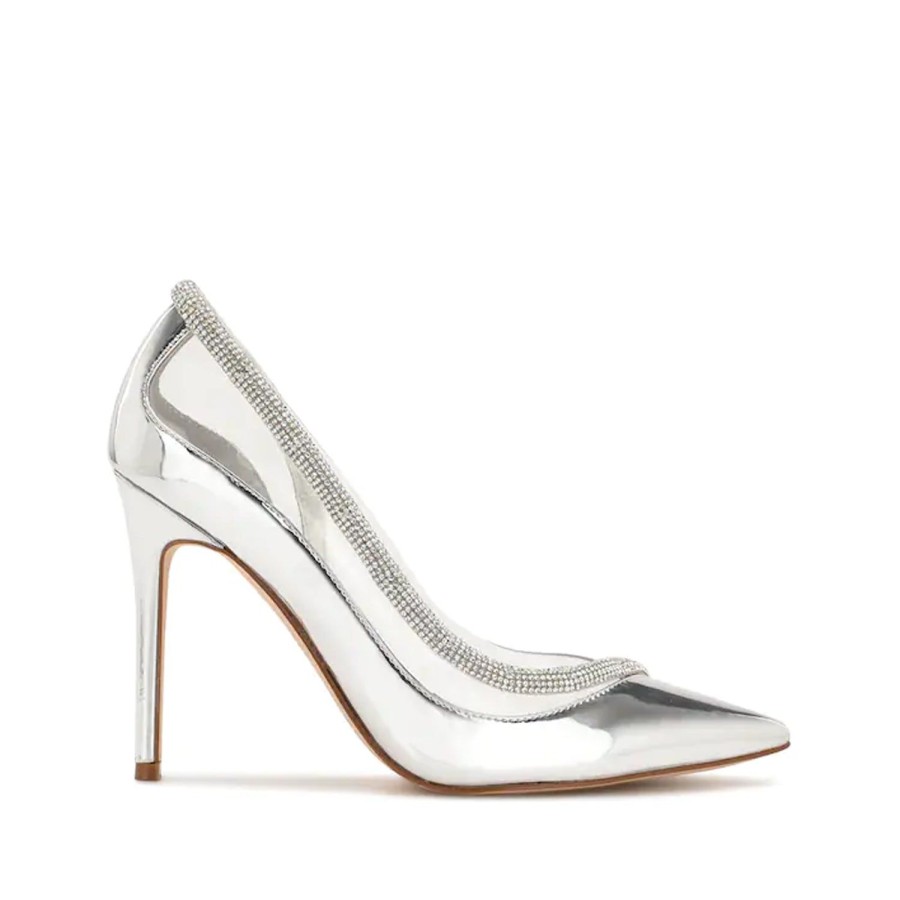 Women'S Shoes NINE WEST | Nine West Finna3 In Silver