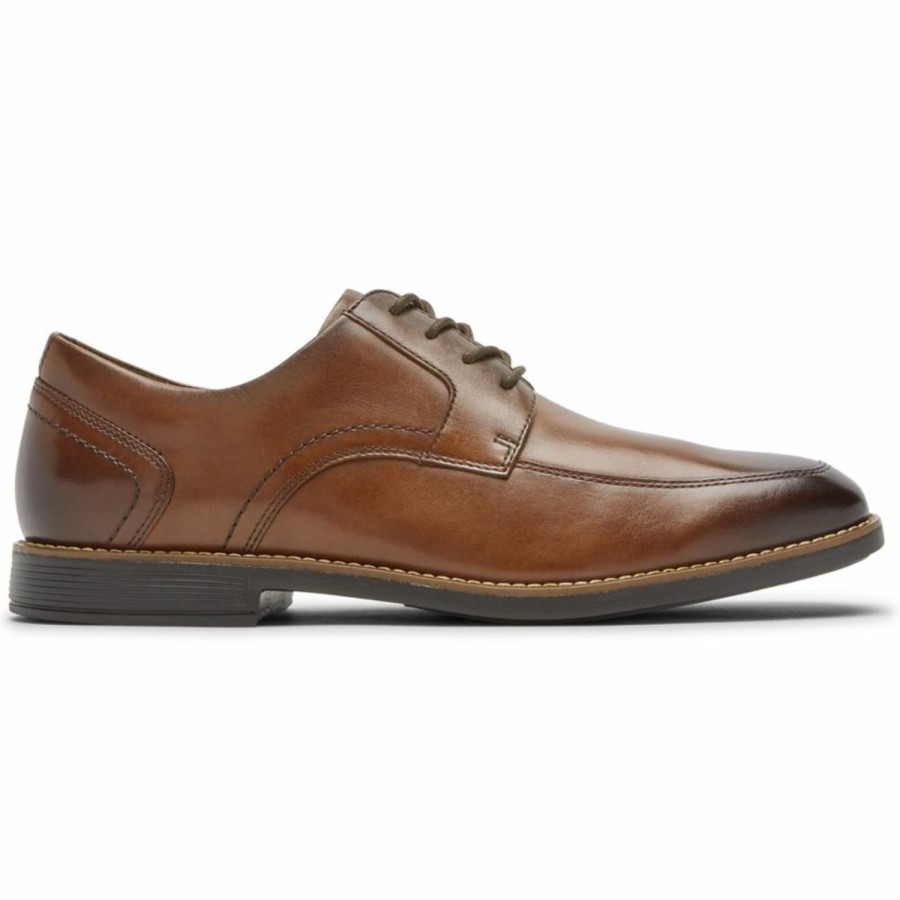 Men'S Shoes Rockport Men | Rockport Men'S Apron Toe Slayter Brown W