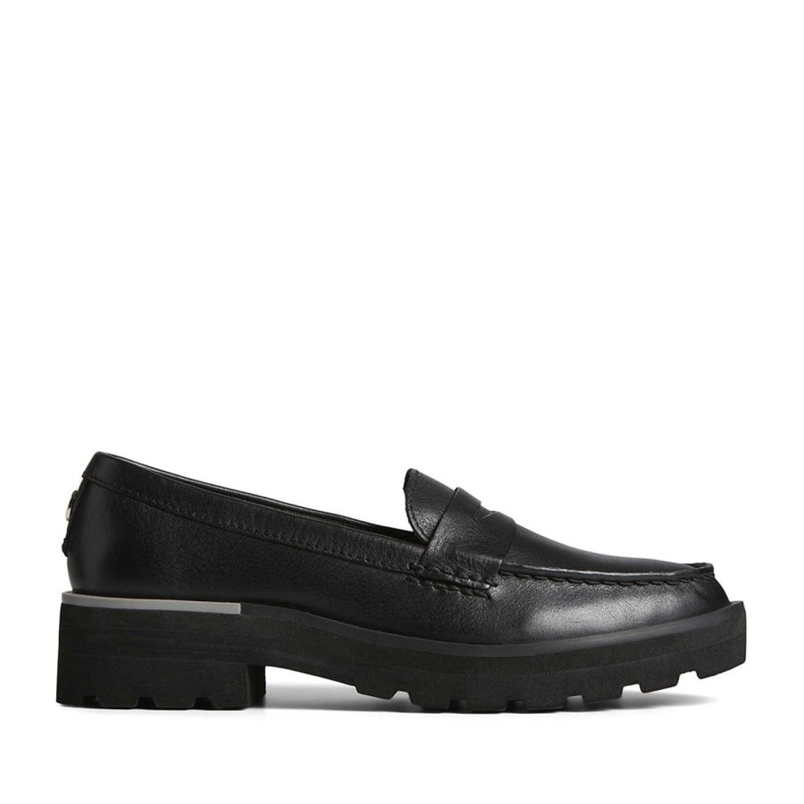 Women'S Shoes SPERRY | Sperry Women'S Chunky Penny Loafer In Black