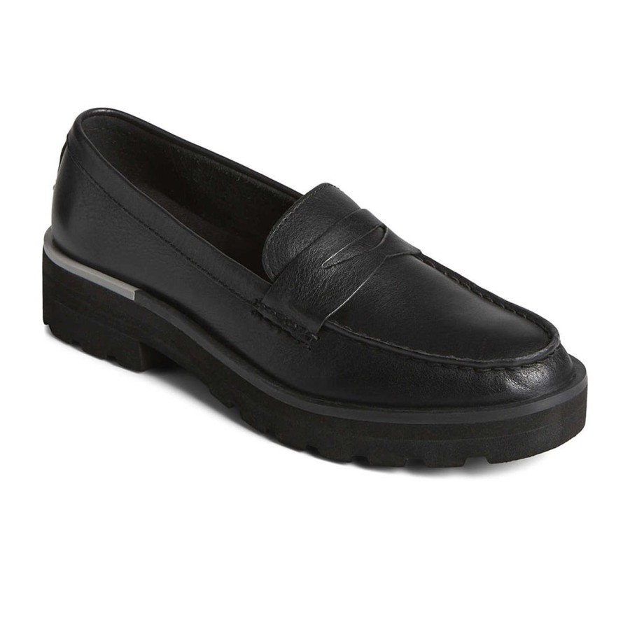 Women'S Shoes SPERRY | Sperry Women'S Chunky Penny Loafer In Black