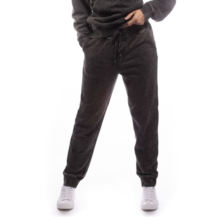 Women'S Apparel Made For The People | Made For The People Relaxed Upcycled Joggers In Black