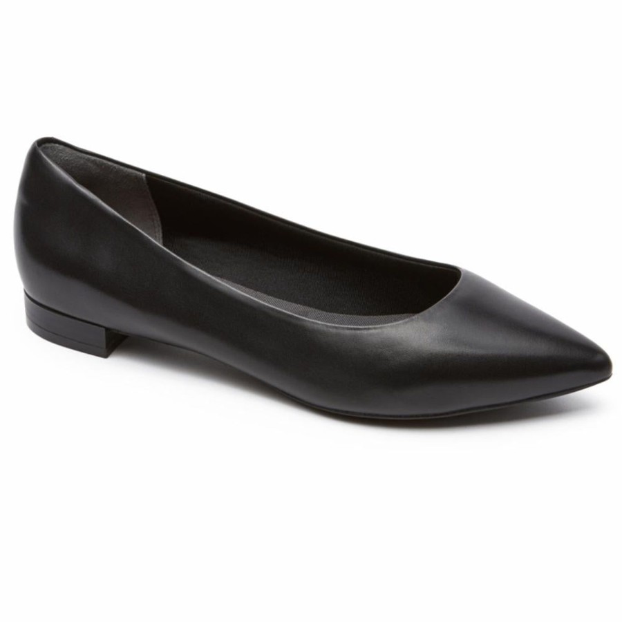 Women'S Shoes Rockport Women | Rockport Women'S Ballet Total Motion Adelyn Black W