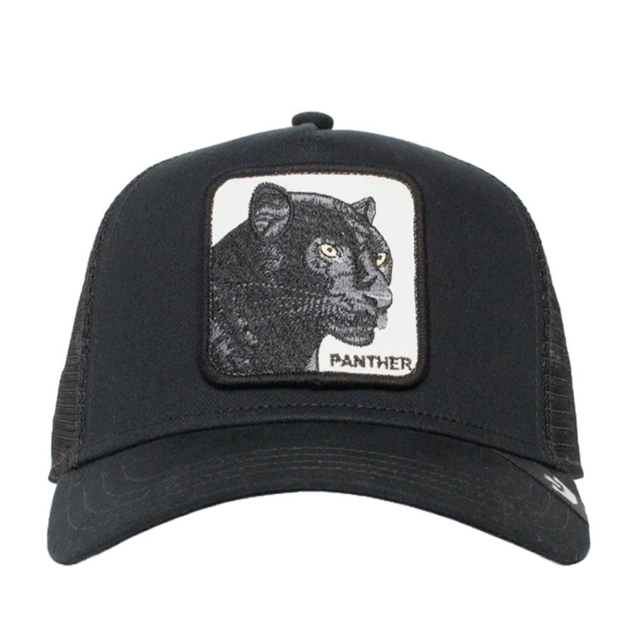 Men'S Accessories Goorin Bros. | Goorin Bros. The Panther Trucker Hat In Black