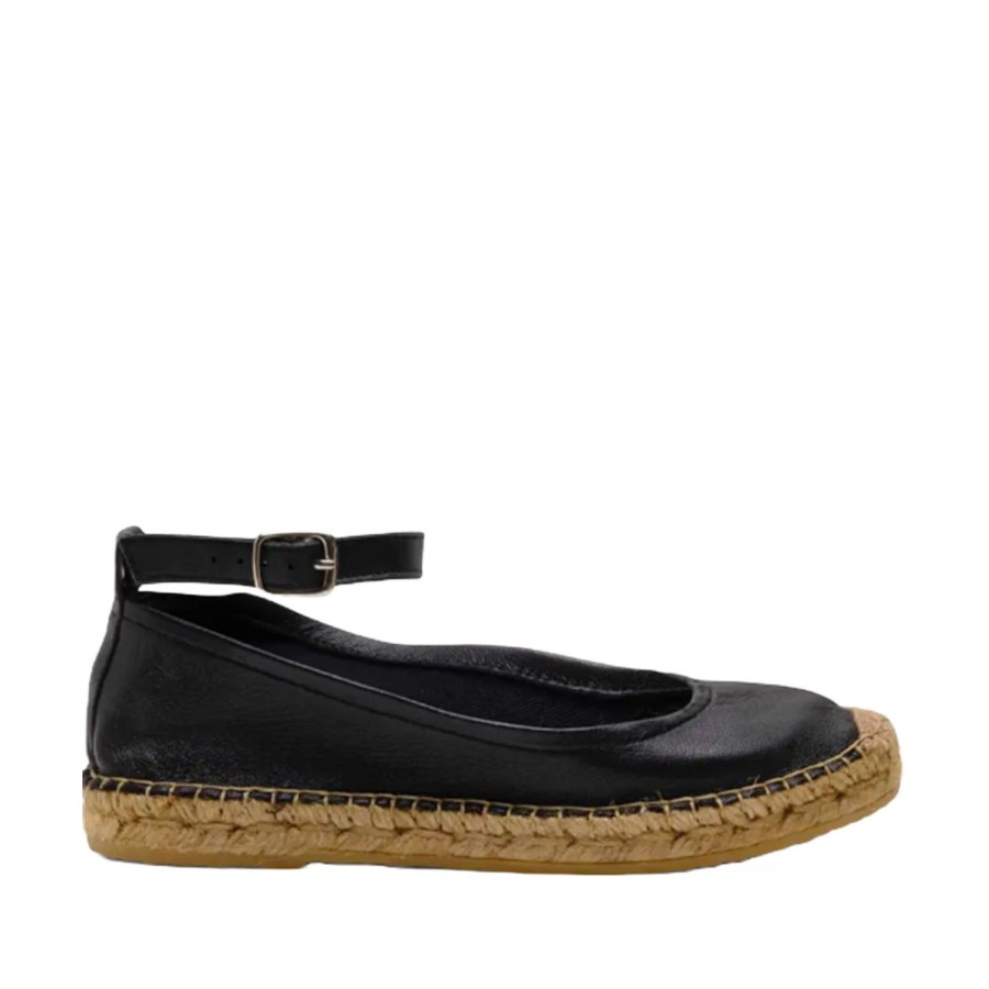 Women'S Shoes FREE PEOPLE | Free People Women'S Mason Ballet Espadrille In Black