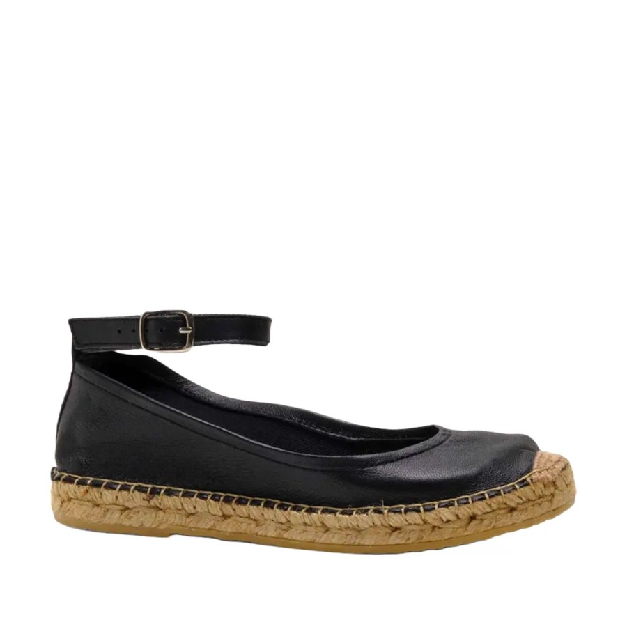 Women'S Shoes FREE PEOPLE | Free People Women'S Mason Ballet Espadrille In Black