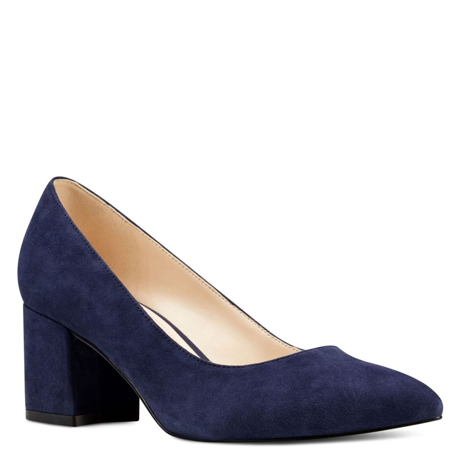 Women'S Shoes NINE WEST | Nine West Women'S Tves Pumps In Nvy