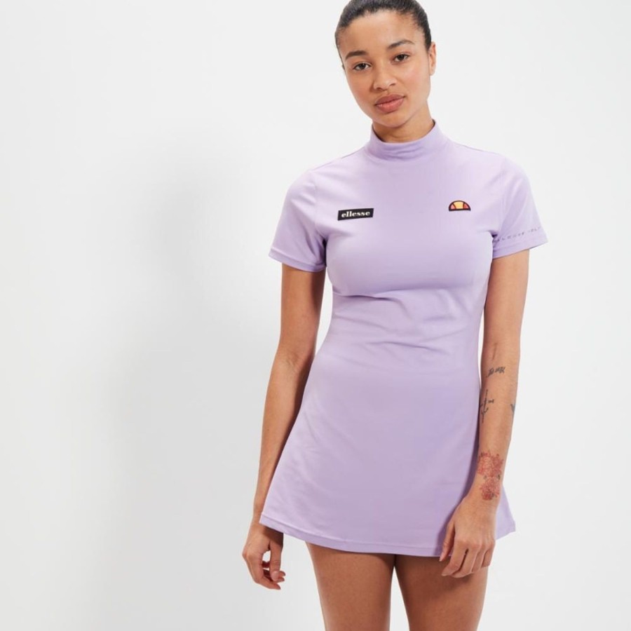 Women'S Apparel Ellesse Womens Apparel | Ellesse S Apparel Women'S Tronta Tee Dress Seasonal Golf Purple Reg