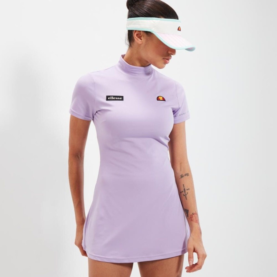 Women'S Apparel Ellesse Womens Apparel | Ellesse S Apparel Women'S Tronta Tee Dress Seasonal Golf Purple Reg