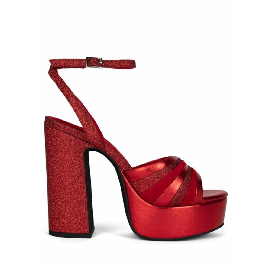 Women'S Shoes Jeffrey Campbell Women | Jeffrey Campbell Women'S Boogie_Dwn Red M