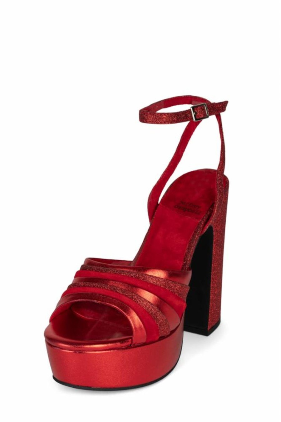 Women'S Shoes Jeffrey Campbell Women | Jeffrey Campbell Women'S Boogie_Dwn Red M