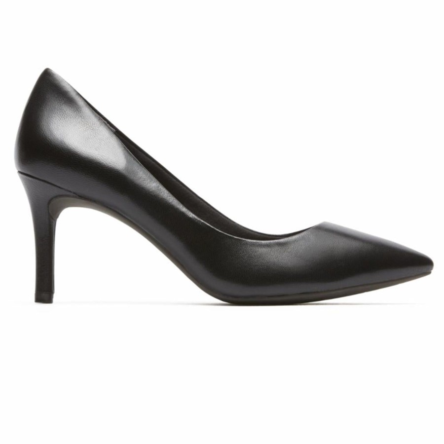 Women'S Shoes Rockport Women | Rockport Women'S Plain Pump Total Motion 75Mmpth Black M